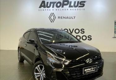 HYUNDAI HB20S 1.0 TGDI PLATINUM SAFETY AUTOMÁTICO - Flex 4 Portas PRETO